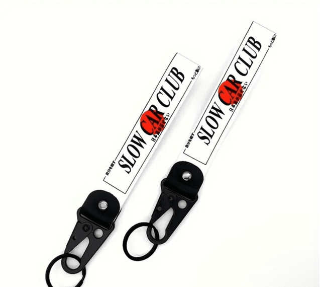 Slow Car Club Keyring Lanyard - The Drivers HQ