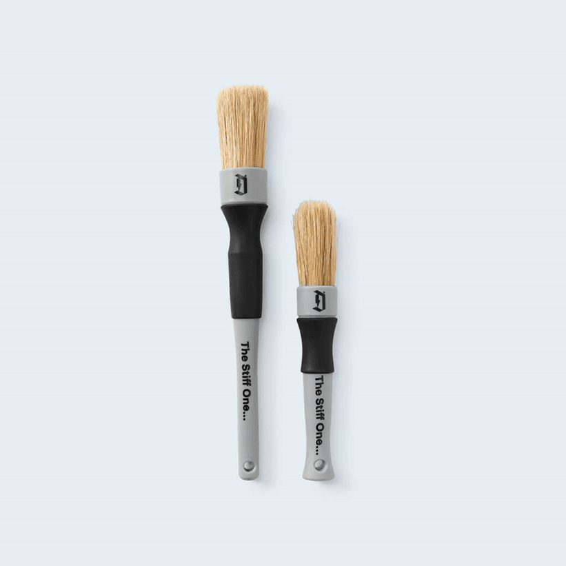 Duel Stiff Detailing Brush 2 Pack - The Drivers HQ