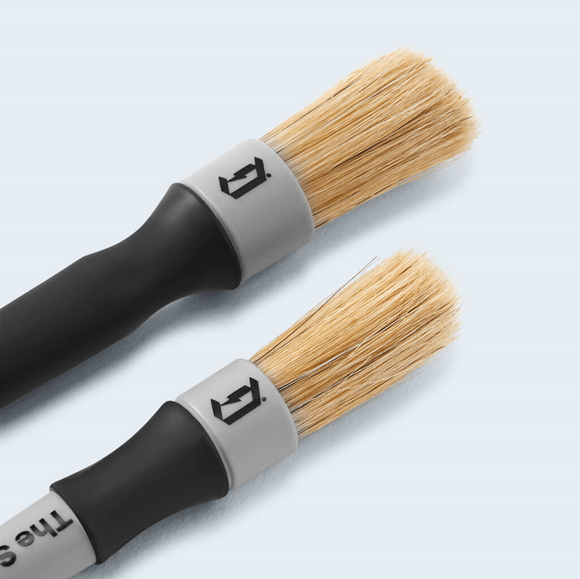 Duel Stiff Detailing Brush 2 Pack - The Drivers HQ