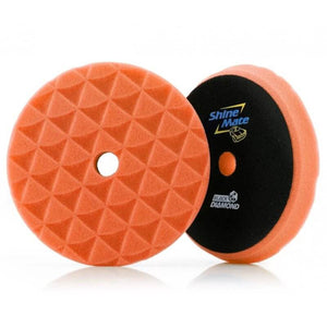 ShineMate Black Diamond Orange Light Cutting Pad - The Drivers HQ