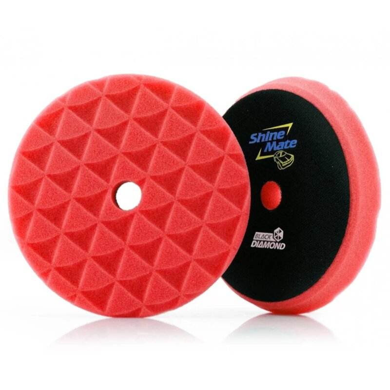 ShineMate - Black Diamond Red Finishing Pad - The Drivers HQ