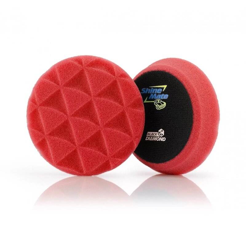 ShineMate - Black Diamond Red Finishing Pad - The Drivers HQ