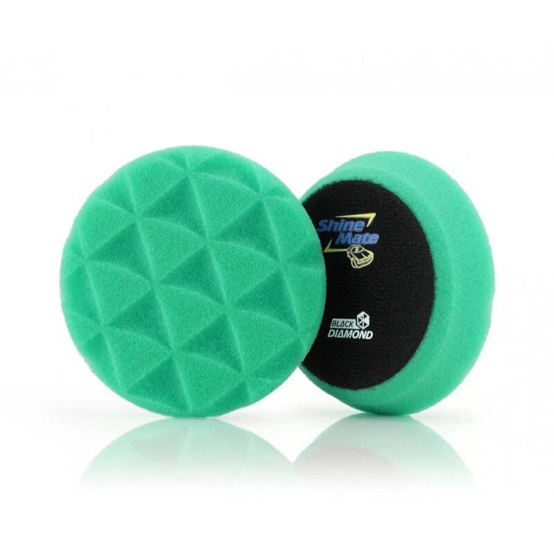 ShineMate Black Diamond Green Heavy Cutting Pad - The Drivers HQ