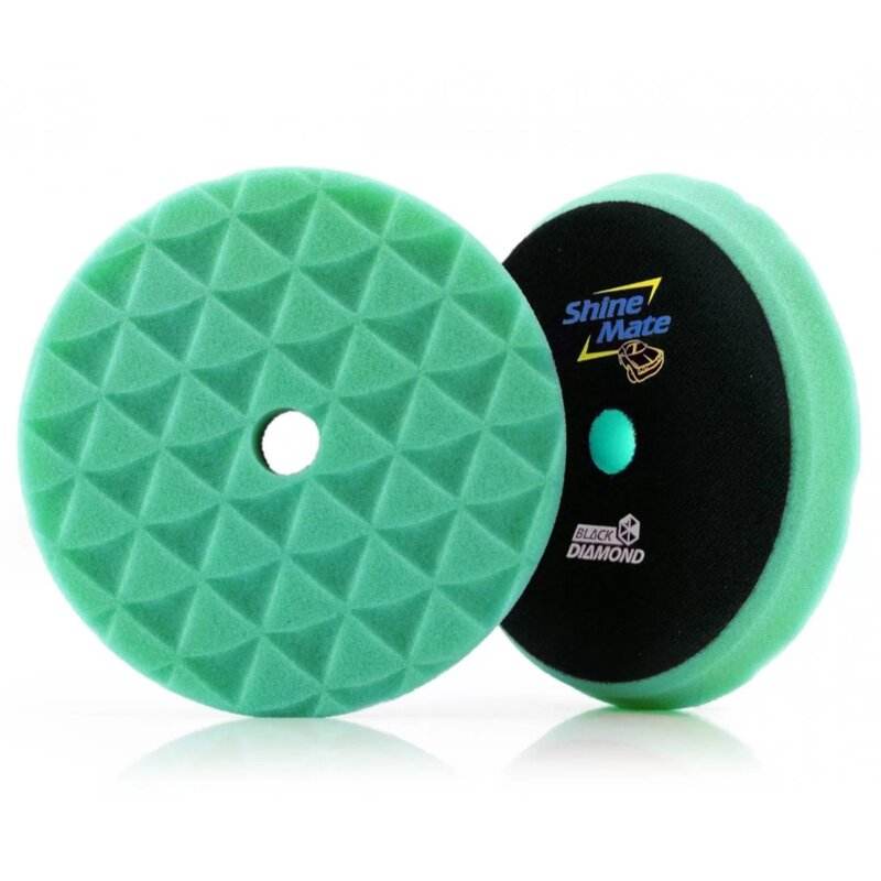 ShineMate Black Diamond Green Heavy Cutting Pad - The Drivers HQ
