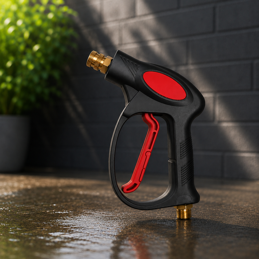 Stubby Short Trigger Gun - Black and Red