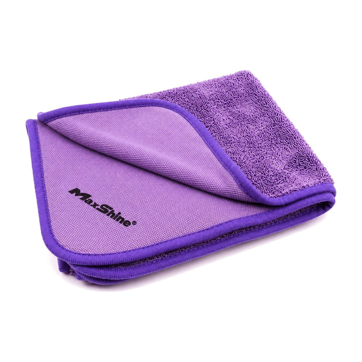 Maxshine 600GSM Purple Single Twisted Loop Drying Towel - The Drivers HQ