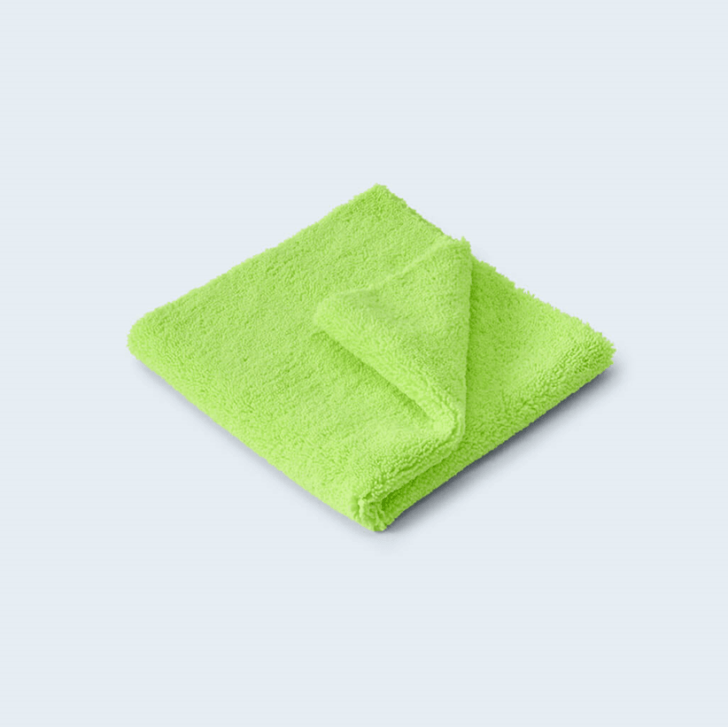 Dual Utility Double Sided Microfibre Cloth - Green - The Drivers HQ