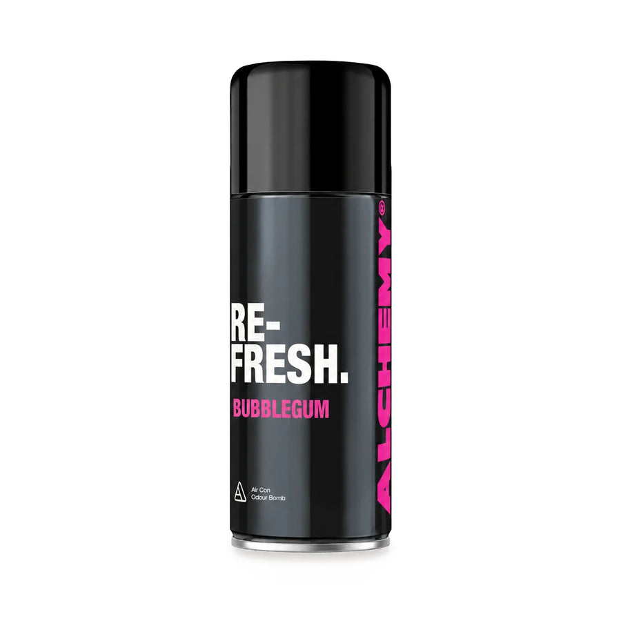 Alchemy Re-Fresh Odour Bomb, Bubblegum scent, 150ml, product photo on white