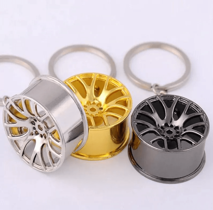 Alloy Wheel Key Chain keyring (Style 2) - The Drivers HQ