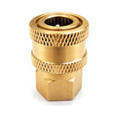 Better Detailing 1/4" BSP Female to 1/4" Quick Connect Brass Adapter