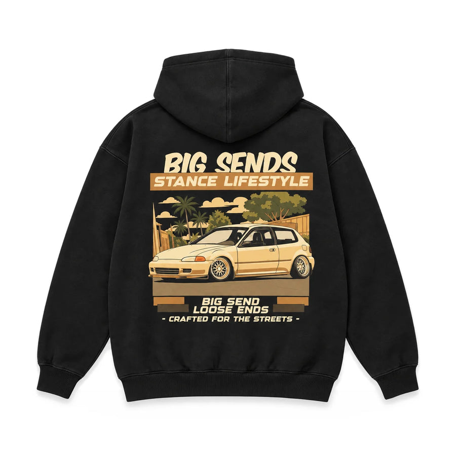 EuroStance Big Sends V2 Stance Lifestyle Hoodie back, product photo on white