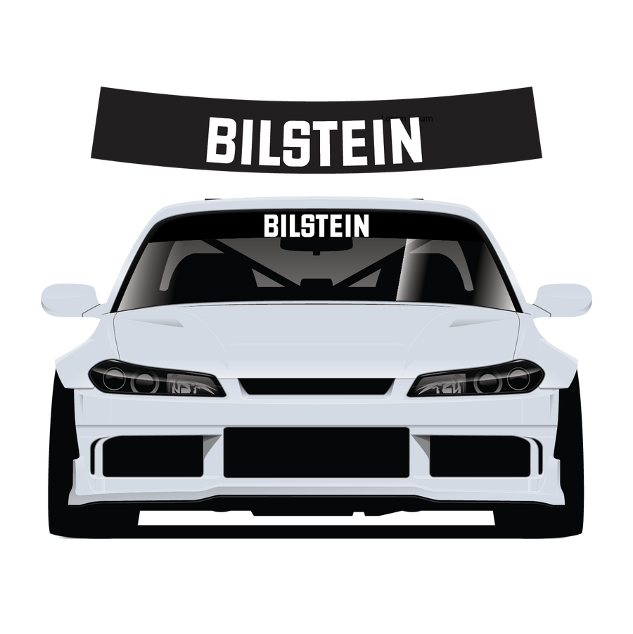 Bilstein Custom Vinyl Sunstrip - Universal Fit 140cm 150cm 160cm