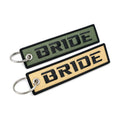 BRIDE Logo Flight Tag Key Chain