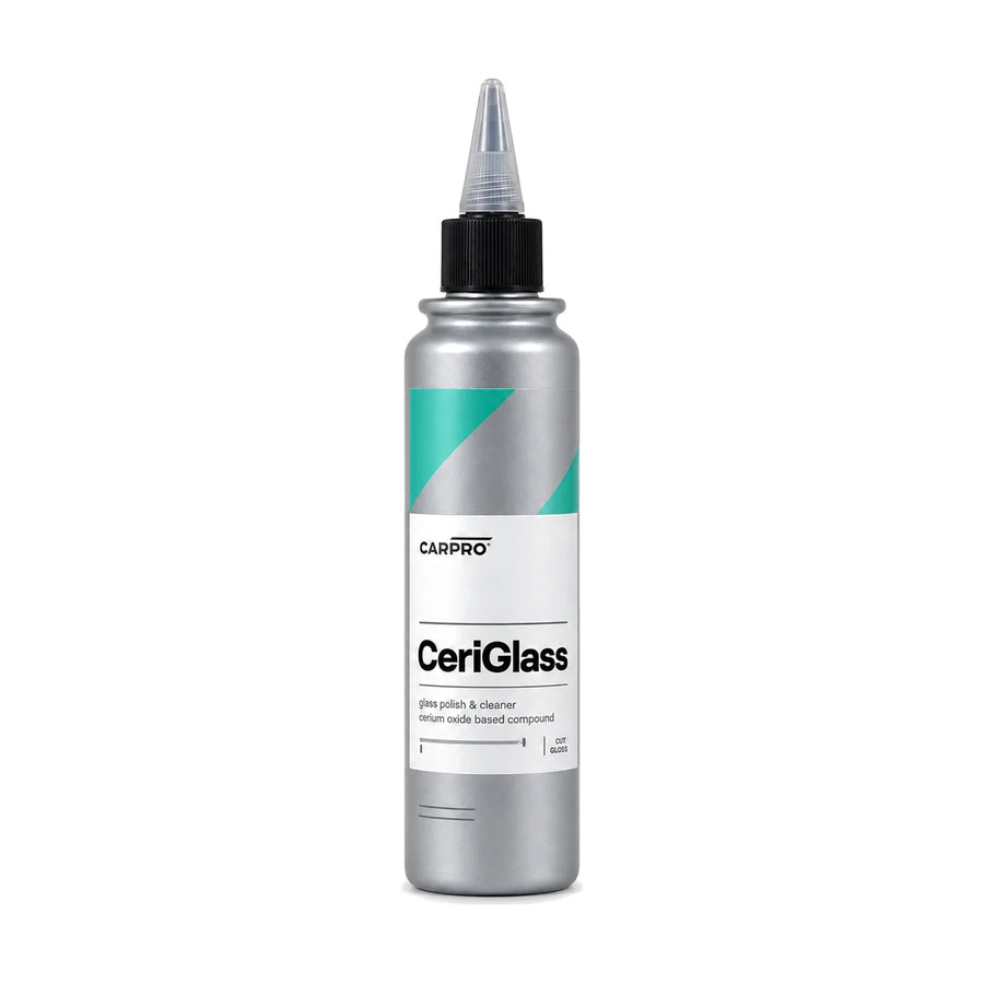 CarPro CeriGlass Glass Polish - Deep-Clean, De-Spot & Scratch Correction (250 ml) 250ml, product photo on white