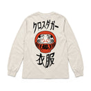 CDA Daruma Doll Long Sleeve Top White