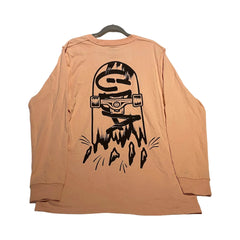 CDA Skate Long Sleeve Tee Pink