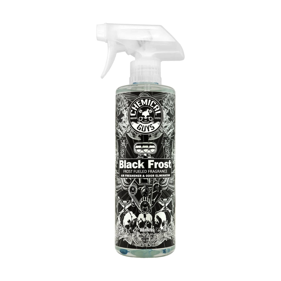 Chemical Guys Black Frost Air Freshener 16oz, product photo on white