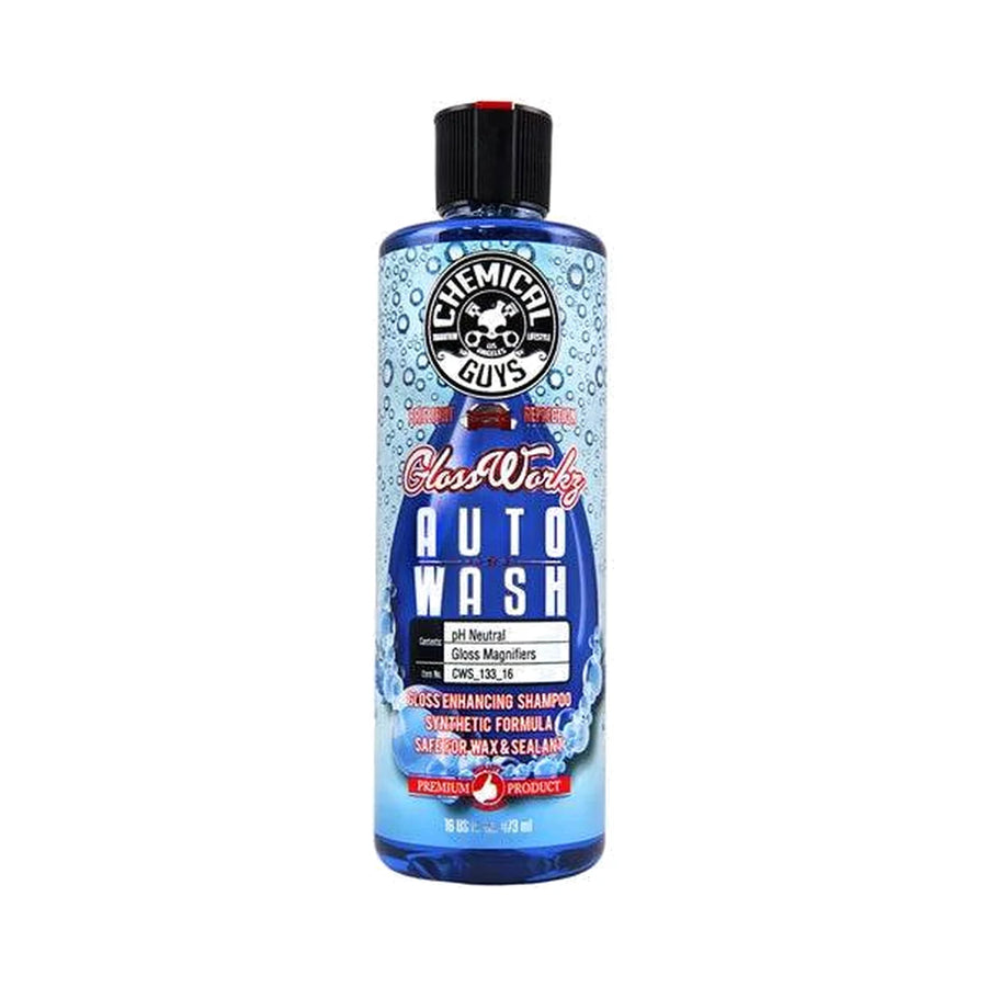 Chemical Guys Glossworkz Autowash & Paintwork Cleanser 500ml, product photo on white