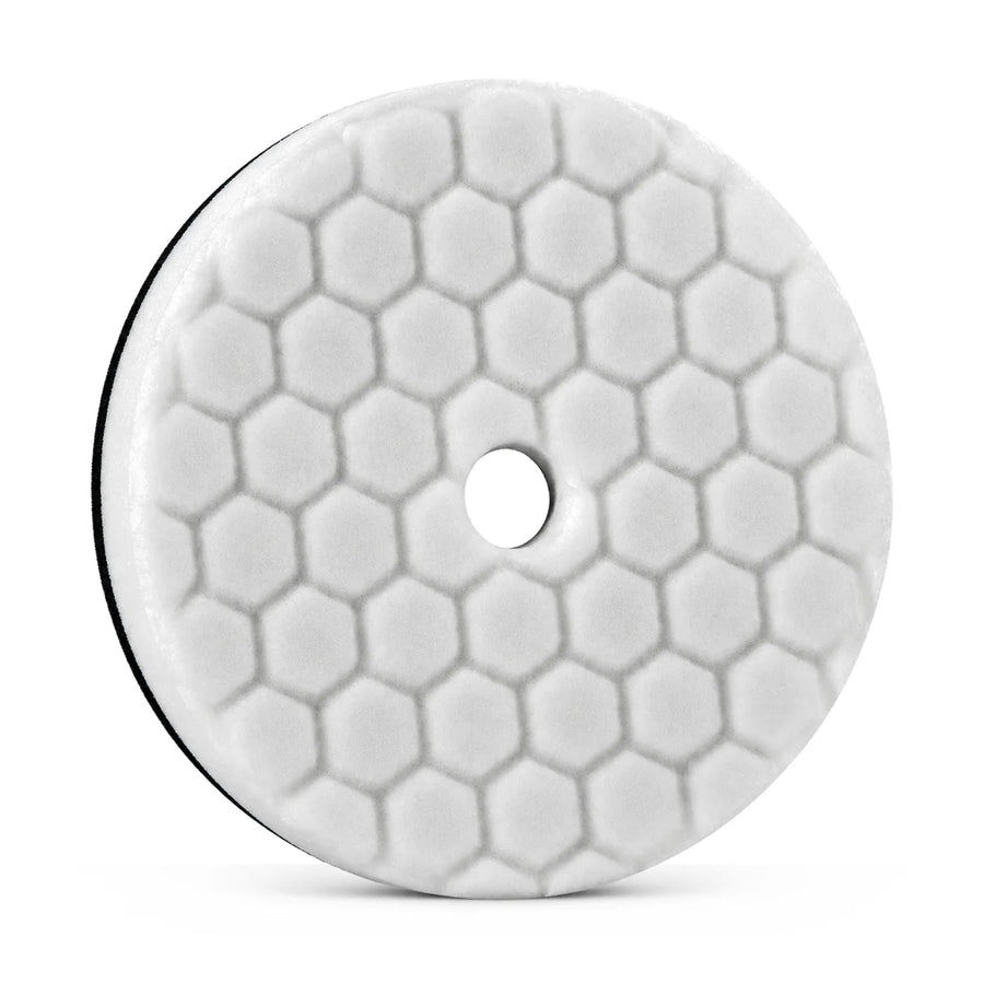 Chemical Guys HEX-Logic Quantum Buffing Pad White 5.5in, product photo on white