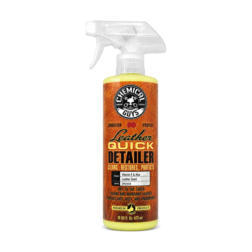Chemical Guys Leather Quick Detailer, Matte Finish Leather Care Spray