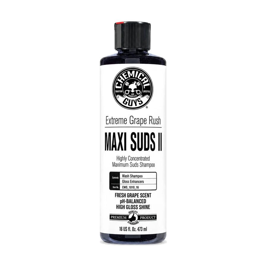 Chemical Guys Maxi-Suds II: Super Suds Shampoo- Grape Fusion 500ml, product photo on white
