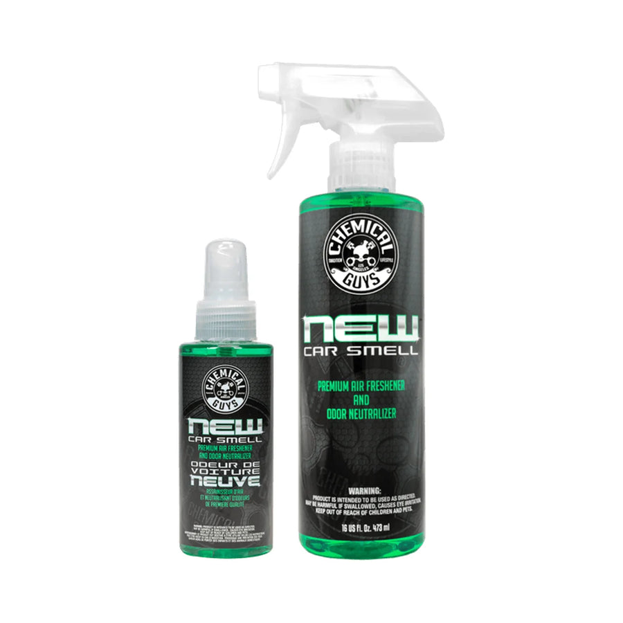 Chemical Guys New Car Smell Air Freshener & Odor Eliminator, product photo on white