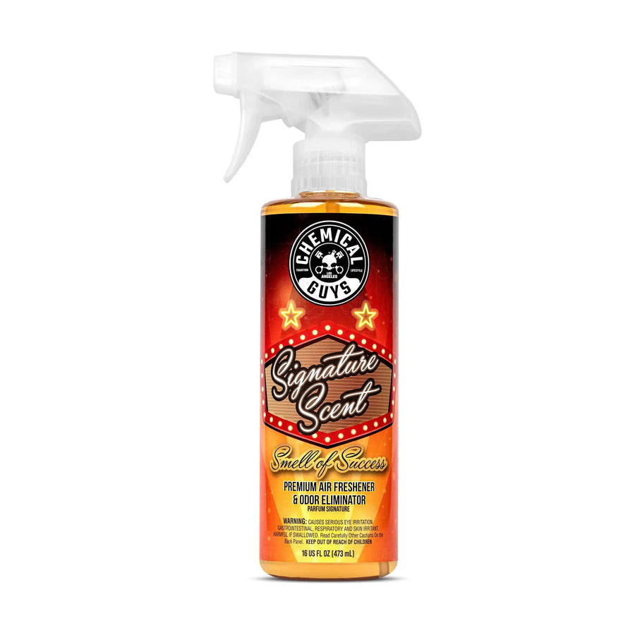 Chemical Guys Signature Scent Air Freshener & Odor Eliminator 16oz, product photo on white