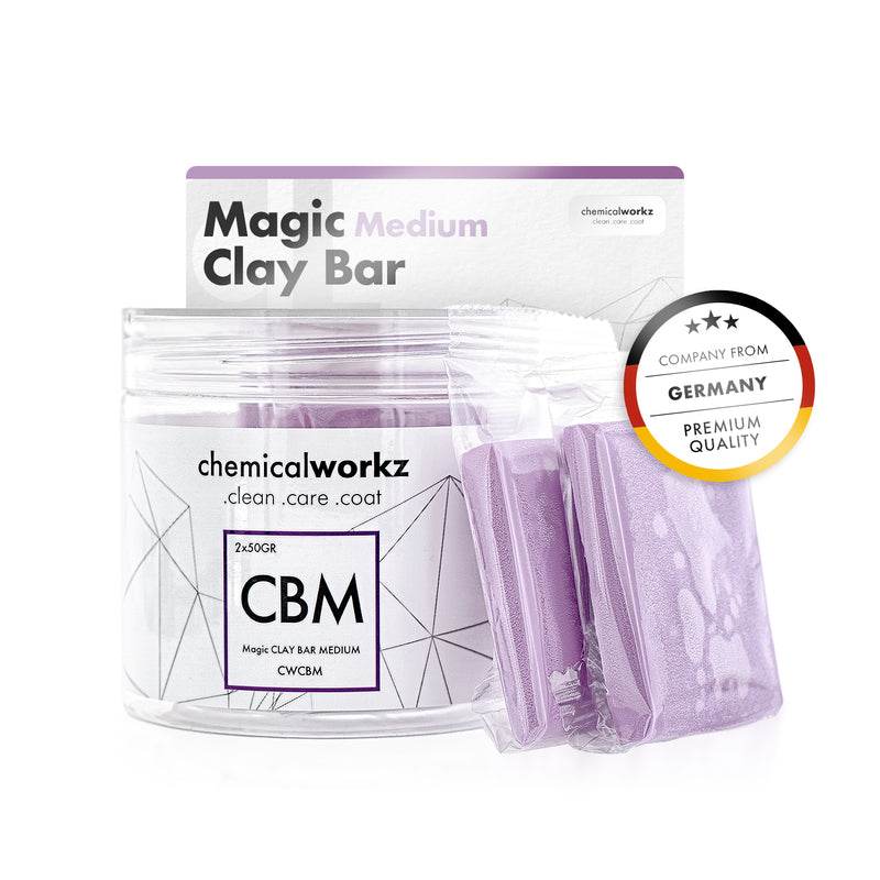 ChemicalWorkz Magic Clay Bar 2x 50g – Medium - The Drivers HQ