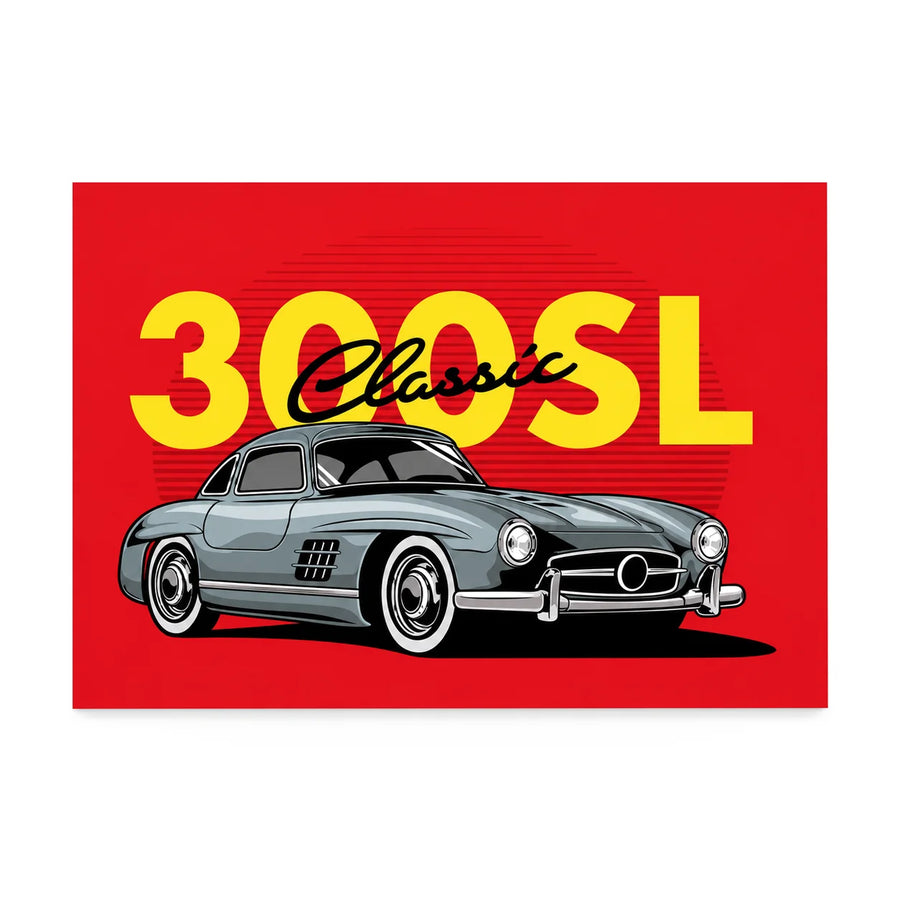 EuroStance Classic 300SL Mercedes Art - Poster, product photo on white