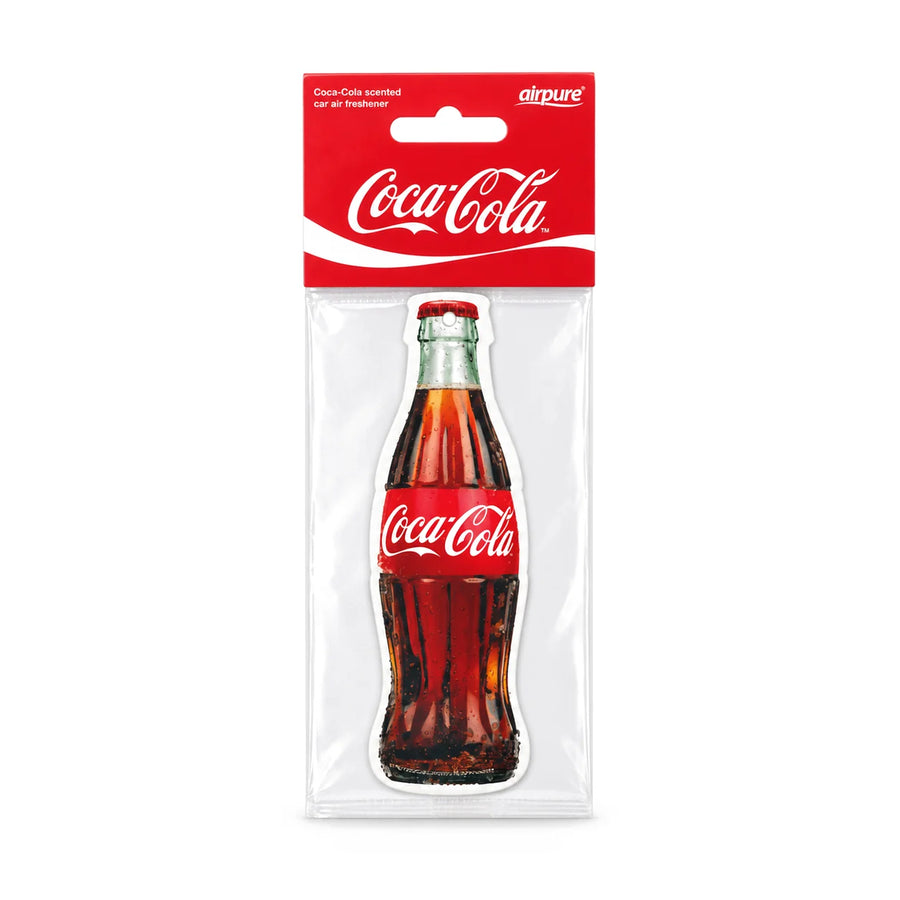 Coca-Cola Original Bottle Air Freshener, product photo on white