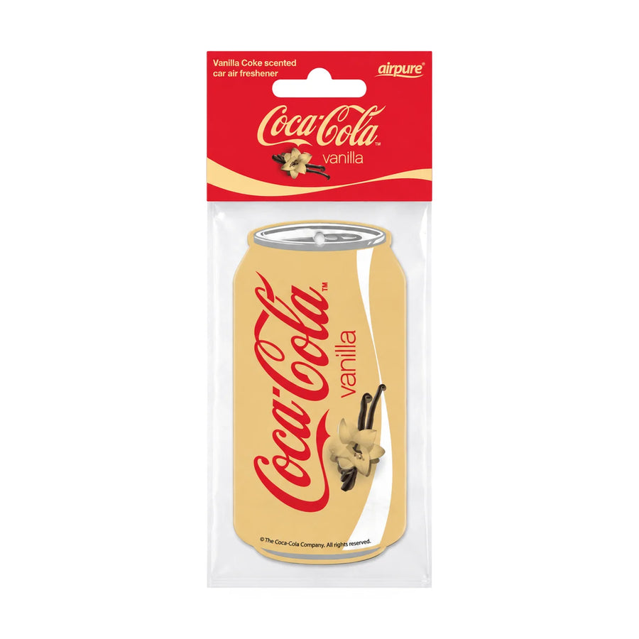 Coca-Cola Vanilla Can Air Freshener Vanilla, product photo on white