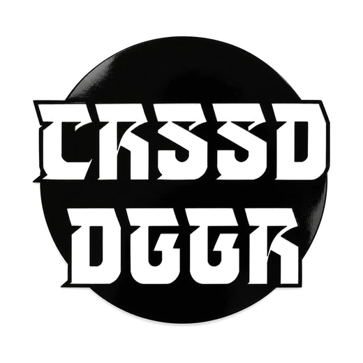 Crossed Dagger Apparel CRSSD DGGR Sticker 9cm