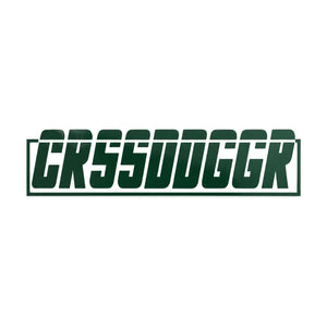 Crossed Dagger Apparel CRSSDDGGR Box Decal 15cm Forest Green