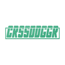 Crossed Dagger Apparel CRSSDDGGR Box Decal 15cm Mint, product photo on white