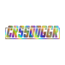 Crossed Dagger Apparel CRSSDDGGR Box Decal 15cm Oil Slick, product photo on white