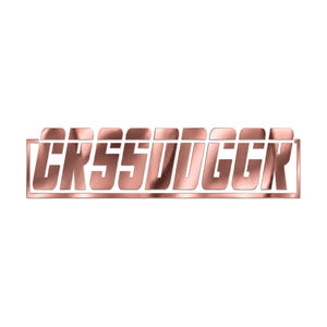 Crossed Dagger Apparel CRSSDDGGR Box Decal 15cm Rose Gold Chrome