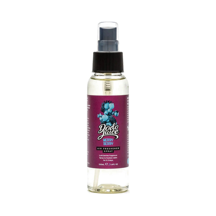 DoDo Juice Merry Berry, Berry Air Freshener Spray 100ml, product photo on white