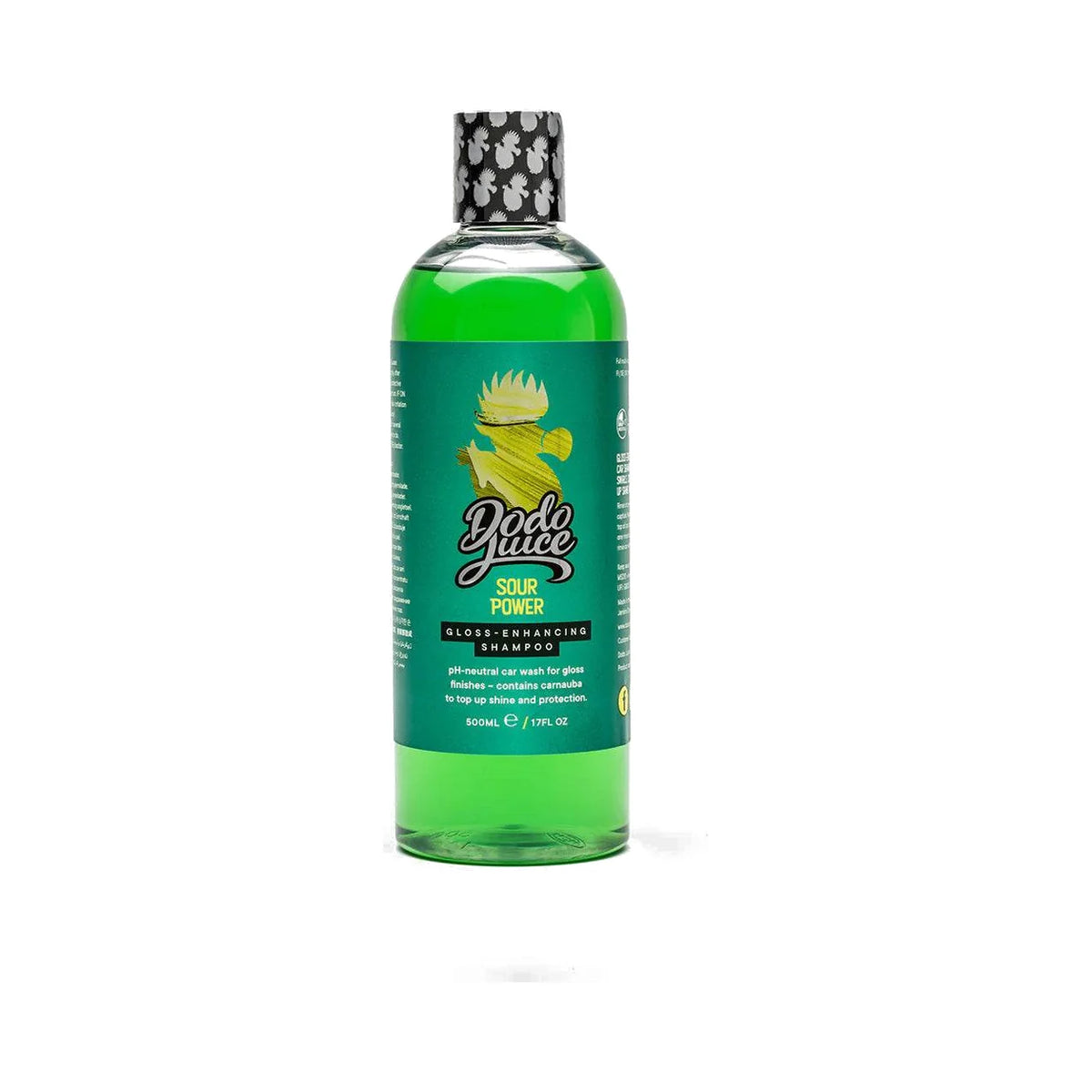 DoDo Juice Sour Power, gloss enhancing car shampoo with carnauba wax, product photo on white