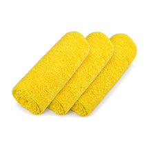 FibreKing Duplex edgeless cloth - 3 pack | 400GSM Yellow, product photo on white