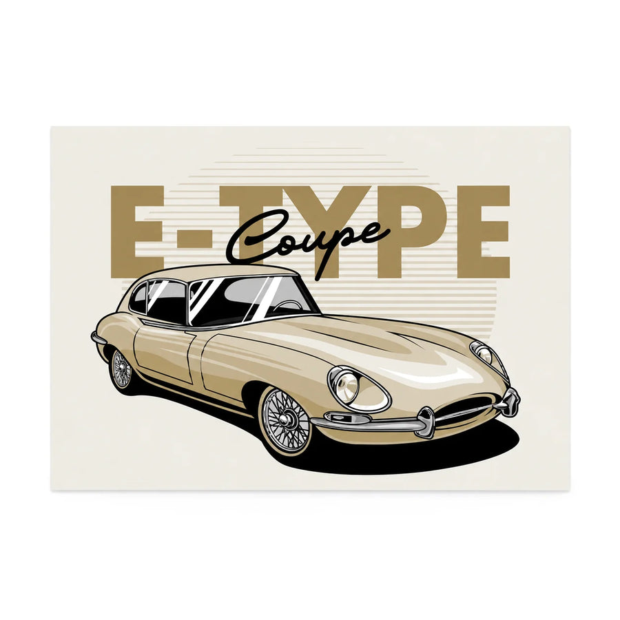 EuroStance E-Type Jag Art - Poster, product photo on white