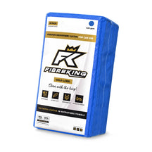 FibreKing Gold Label Microfibre Cloths 36 Pack 400GSM in blue, product photo on white