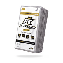 FibreKing Gold Label Microfibre Cloths 36 Pack 400GSM in grey, product photo on white
