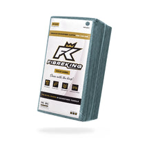 FibreKing Gold Label Microfibre Cloths 36 Pack 400GSM in turquoise, product photo on white