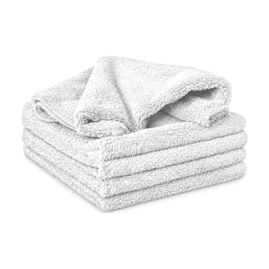 FibreKing Premium Microfibre Cloths - Singles White
