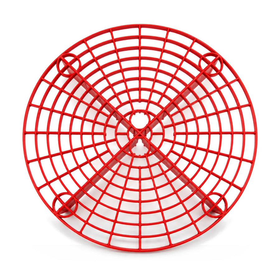 Grit Guard Official Bucket Gritguard - Red, product photo on white
