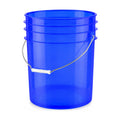 Grit Guard Transparent Wash Bucket - Blue
