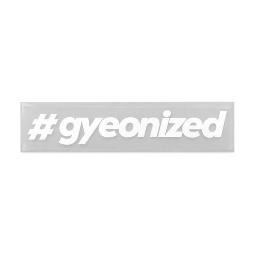 Gyeon Sticker - #gyeonized White 100mm X 18mm