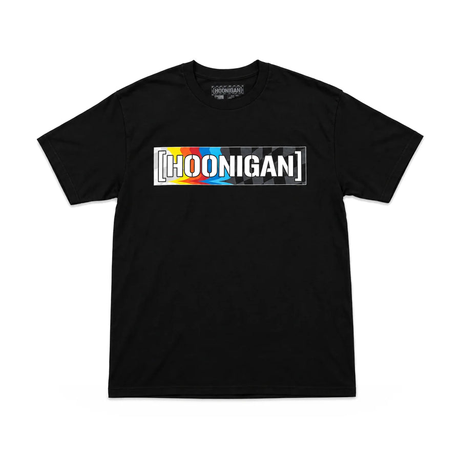 Hoonigan HRD20 Cbar Short Sleeve Tee, product photo on white