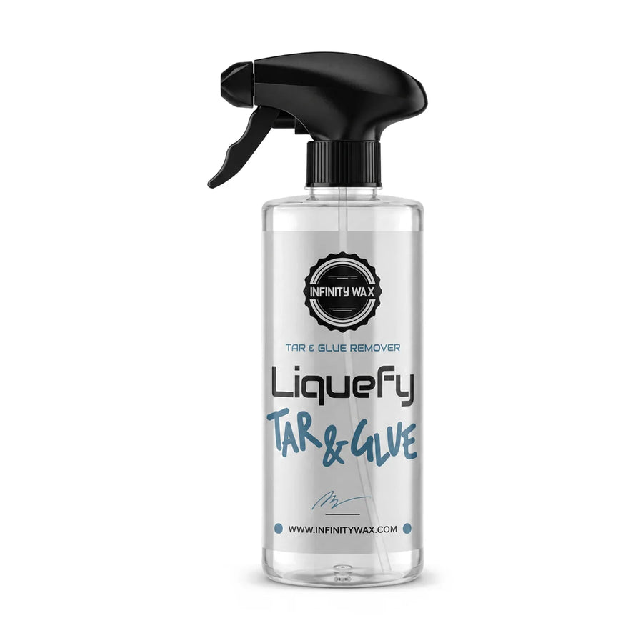 Infinity Wax Liquefy Tar & Glue Remover 500ml, product photo on white