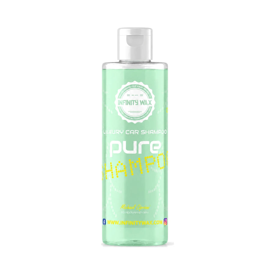 Infinity Wax Pure Shampoo Watermelon Ltd edition 500ml, product photo on white